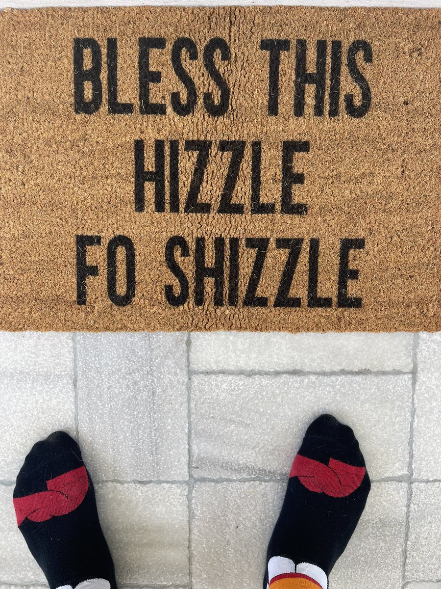 ChefReuben's tweet image. New door mat :)