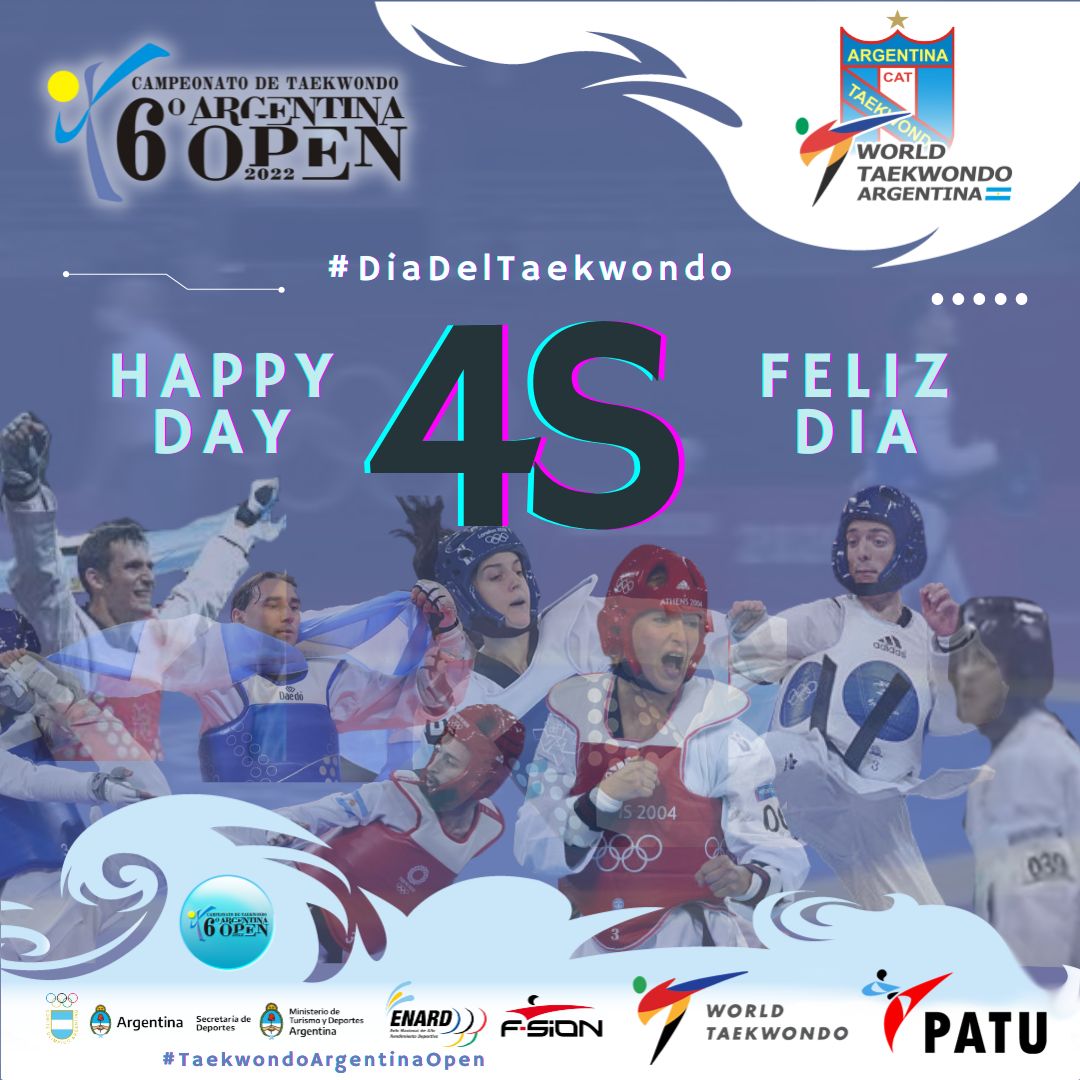 TKDArgOpen's tweet image. #DiaDelTaekwondo - La celebración anual se lleva a cabo el 4 de septiembre para conmemorar el día de 1994 en que el Comité Olímpico Internacional (COI) tomó la decisión de incluir el taekwondo en el programa olímpico de los Juegos de Sydney.
#TaekwondoArgentinaOpen 8 al 12 SEPT