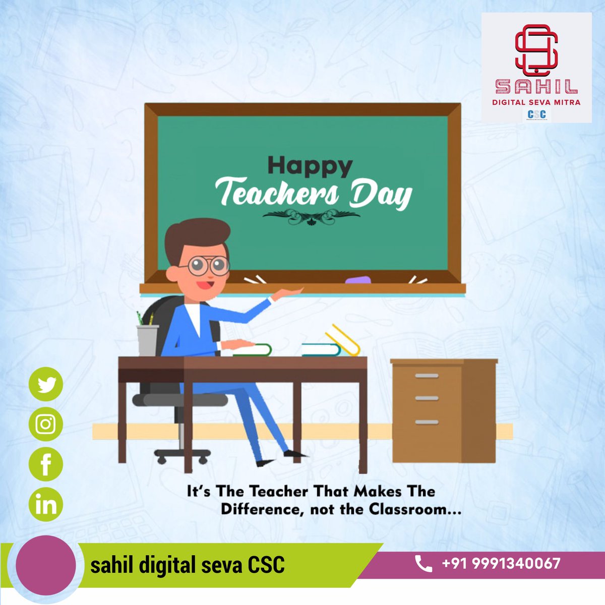 #HappyTeachersDay2022 #guruji #CSC <a href="/dintya15/">dinesh tyagi Retd IAS</a> @SahilSeva <a href="/mygovharyana/">MyGovHaryana</a> <a href="/cscharyana/">CSC Haryana</a>