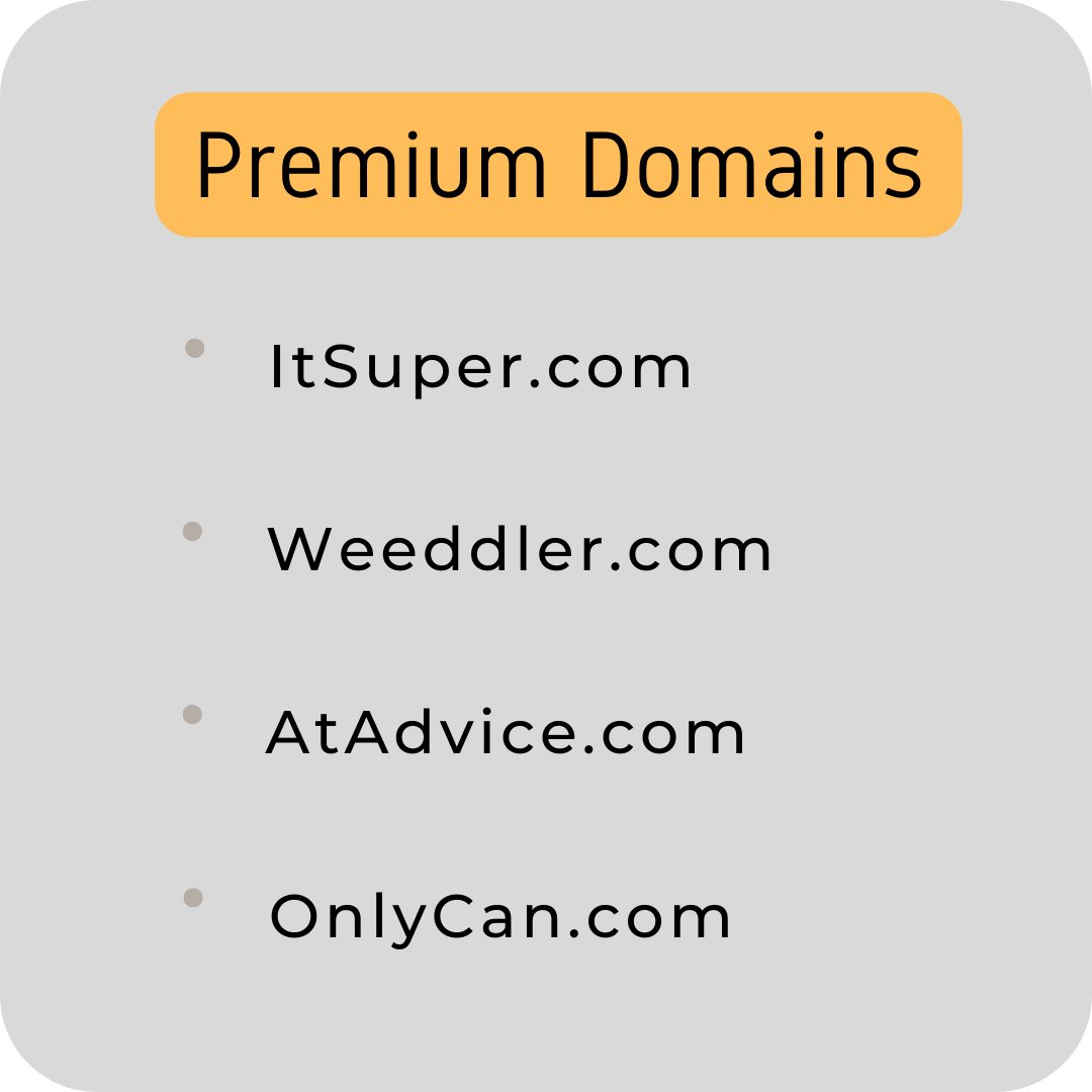 JdDomains's tweet photo. Premium domains for sale. https://t.co/twtP92ZMc5