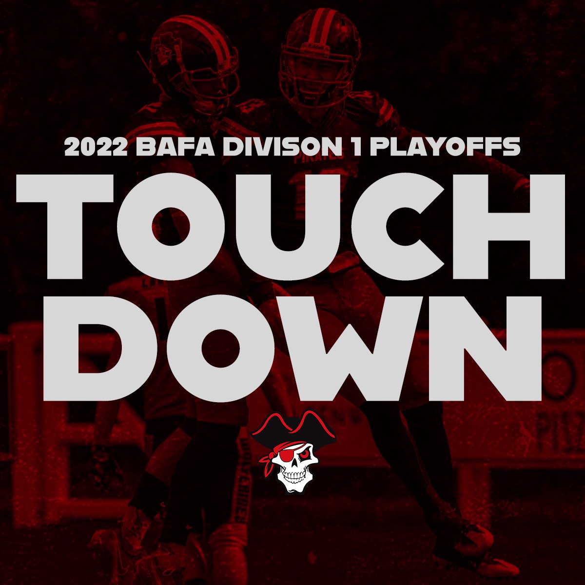 EKPirates's tweet photo. TOUCHDOWN PIRATES!!!

Watch the game live: https://t.co/t95hefGDwC

#RaiseTheStandard 🏴‍☠️🏈 #BritBowl2022 https://t.co/az64o7FyHX