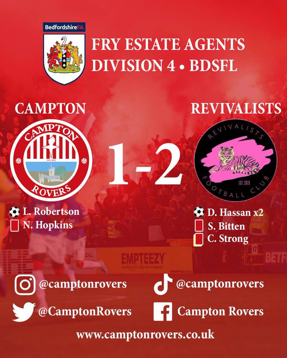 First game of the season against <a href="/RevivalistsFC/">Revivalists Football Club</a> , tough 2-1 loss, was a fun game and am happy with how the lads played, just should’ve taken our chances when presented.  Onto the next! 🔴⚪️