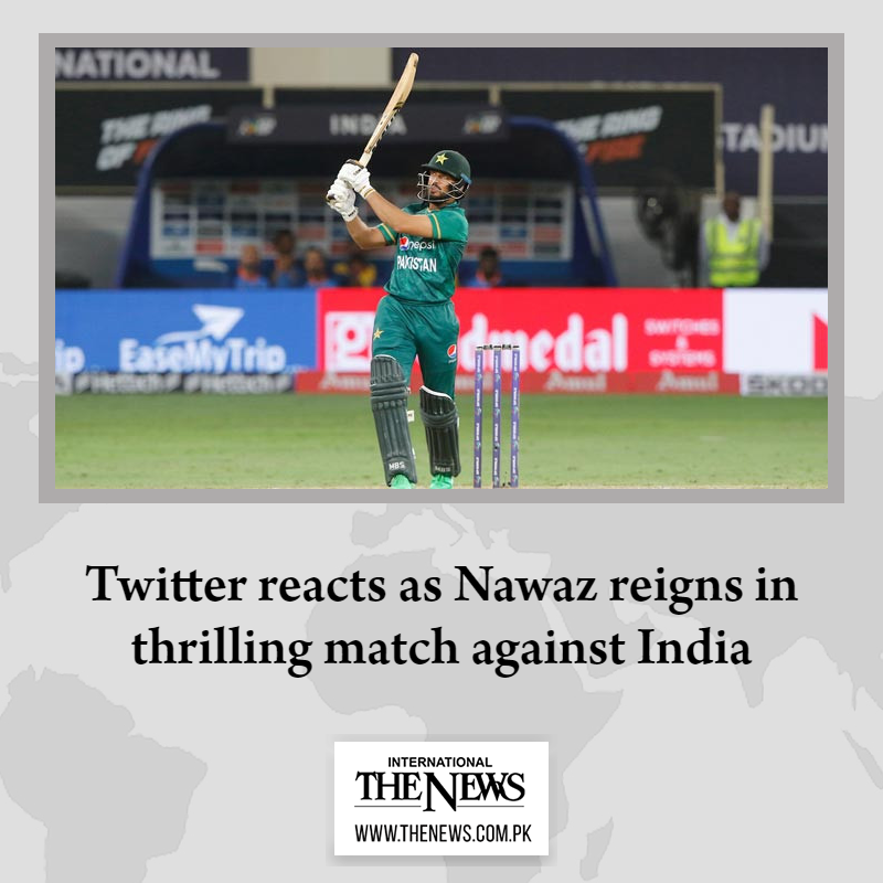 thenews_intl's tweet photo. Pakistani batter knocked the Indian bowling side with his scintillating innings
Check out the reactions here: https://t.co/qvmHjqvghA
#TheNews #AsiaCupT20 #INDvsPAK202 https://t.co/j8awFk12qx
