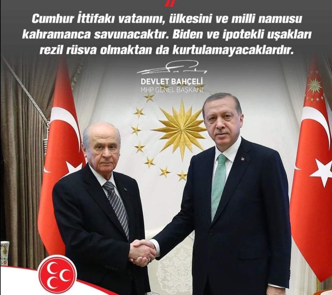 #DevletBahçeli MHP Genel Başkanı Devlet Bahçeli:
"Sayın Erdoğan'ı tanıyınız. 
Sayın Erdoğan'ı anlayınız. 
Sayın Erdoğan'ı anlatınız."
Eyvallah Türkmen Beyim....