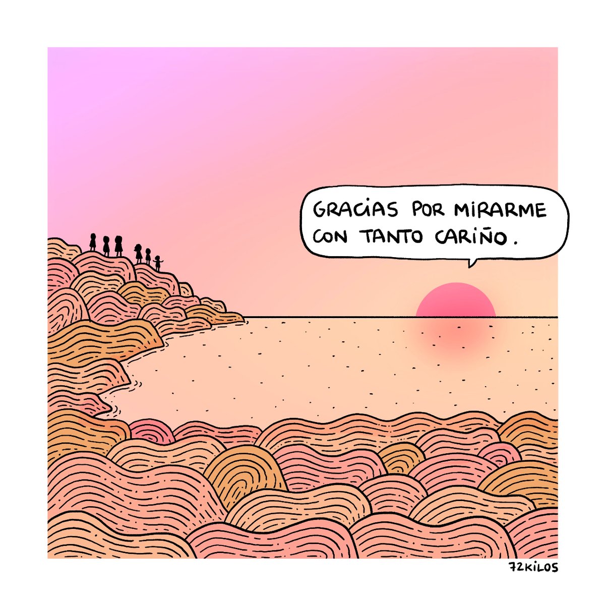 Gracias por mirarme.