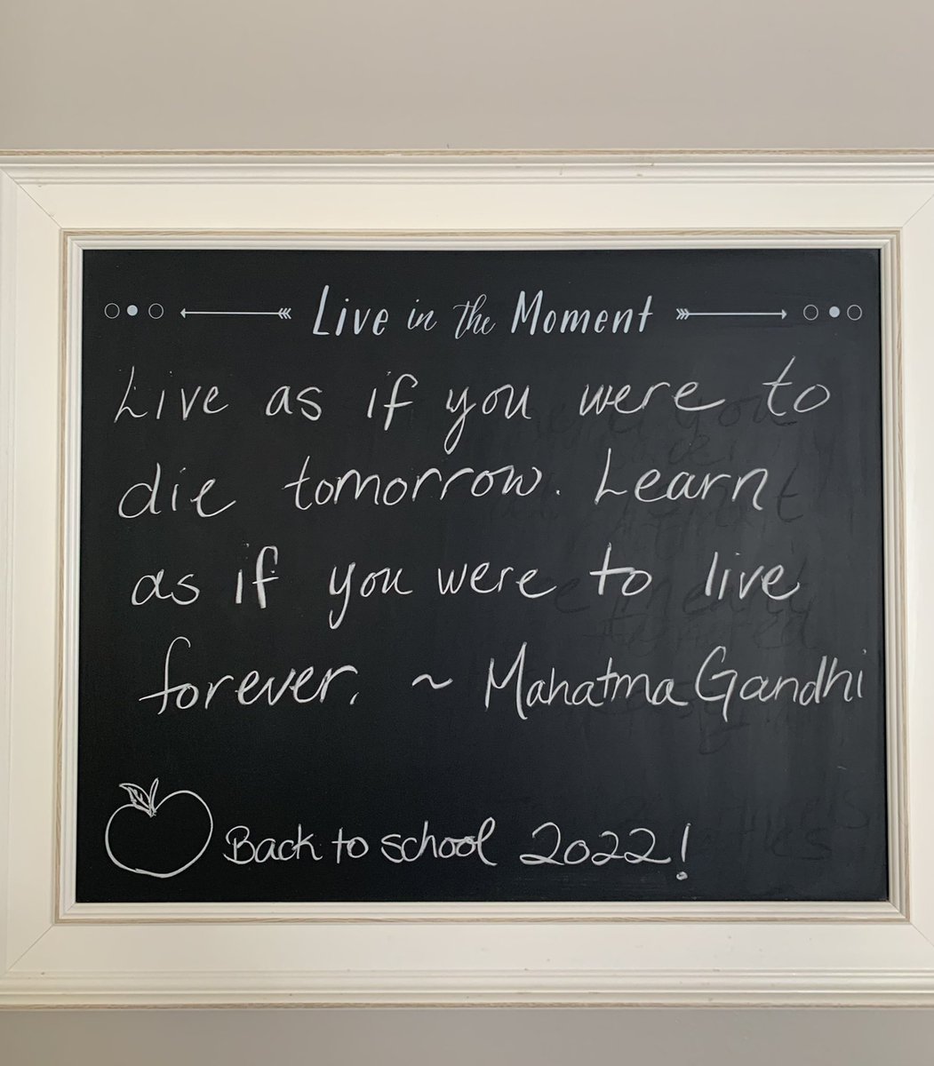 psychedupnorth's tweet photo. Whether we are #backtoschool in the classroom or the school of life, may we all embrace opportunities to grow and live life to the fullest. #backtoschool2022 #lifelonglearning #kitchenquotes https://t.co/rL7dy81VFA