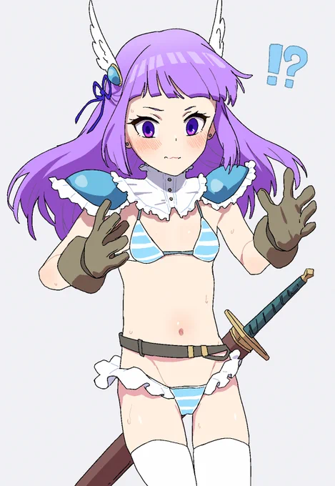 > ビキニアーマーの氷上スミレさん #odaibako_osamesamesame  