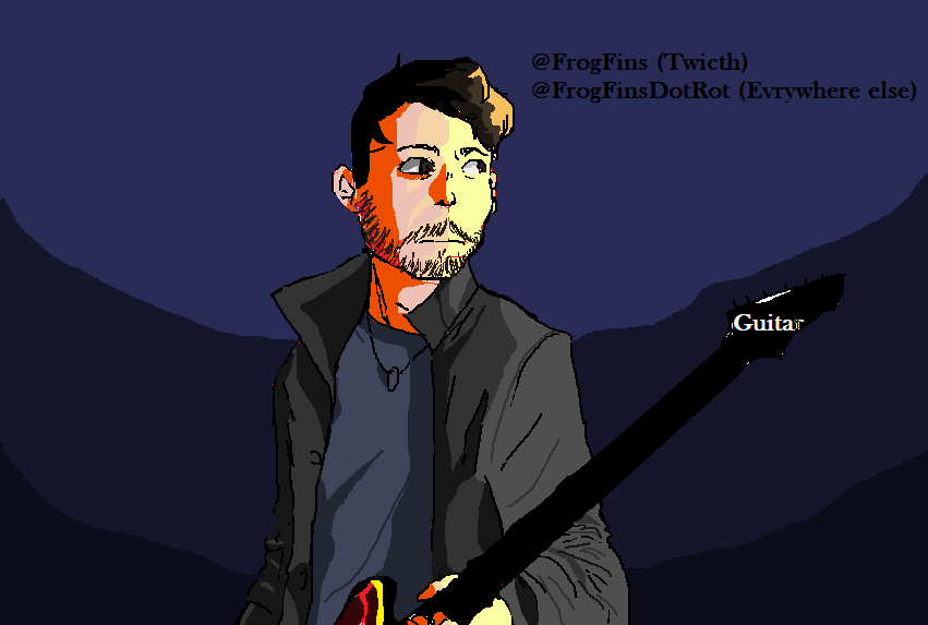 FrogFinsDotRot's tweet photo. @JamesMarriottYT 
Hi James I don't watch your content but I love your music :]
Finished + both of the sketches
#BadArtBan #JamesMarriottFanart https://t.co/b71gJKgj43