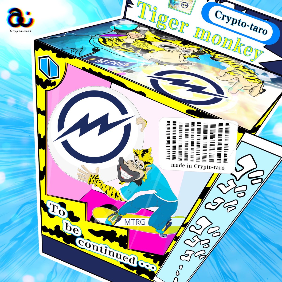 Cryptotaro2022's tweet photo. Coming Soon

Meter Tiger monkey toy collection No.1

Sales will start soon ⚡️

#meter #MTRG #MTR  #toycollection
#Tigermonkey #tofunft #universalNFT
#cryptotaro https://t.co/0oKqZsEdGv