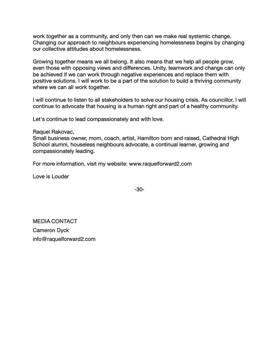 For Immediate Release 
ATTN Ward 2 Residents 
Re: 124 Walnut Street South, Hamilton Signage 
#HamOnt #forwardtogether 
<a href="/JoeyColeman/">@JoeyColeman</a> <a href="/CBCHamilton/">CBC Hamilton</a> <a href="/TheSpec/">Hamilton Spectator</a>