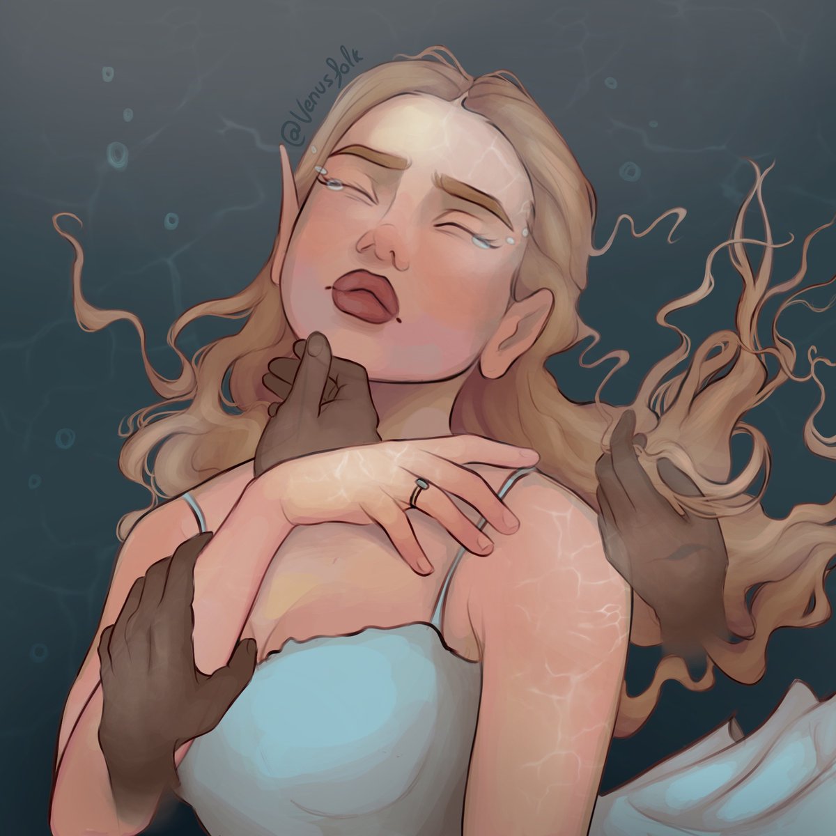 Zaweels's tweet image. #ElainWeek Day 1: Powers (birth)

“But Elain said, “I went into the Cauldron, too, you know. And it captured me. And yet somehow all you think of is what my trauma did to you.”

This artwork was created by wonderful @/venusfolk on ig 

Commissioned by me 💕

PLEASE DON'T REPOST