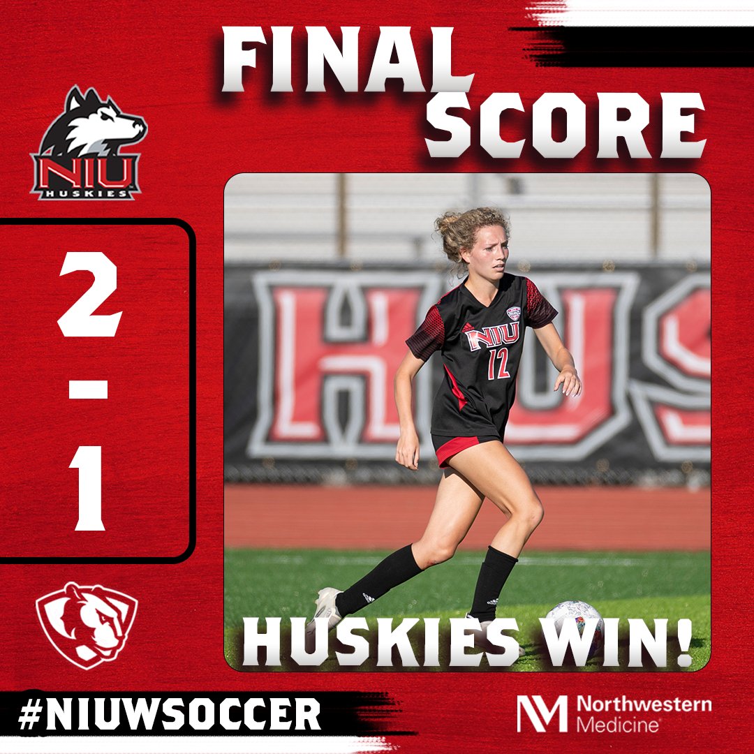 HUSKIES WIN!! We continue our undefeated streak with a Win over the Panthers!

Next game is Home on Friday, Sept. 9th vs Western Illinois at 7pm for our Stand-Up Against Cancer Game.

#NIUWSoccer | #NewFoundations