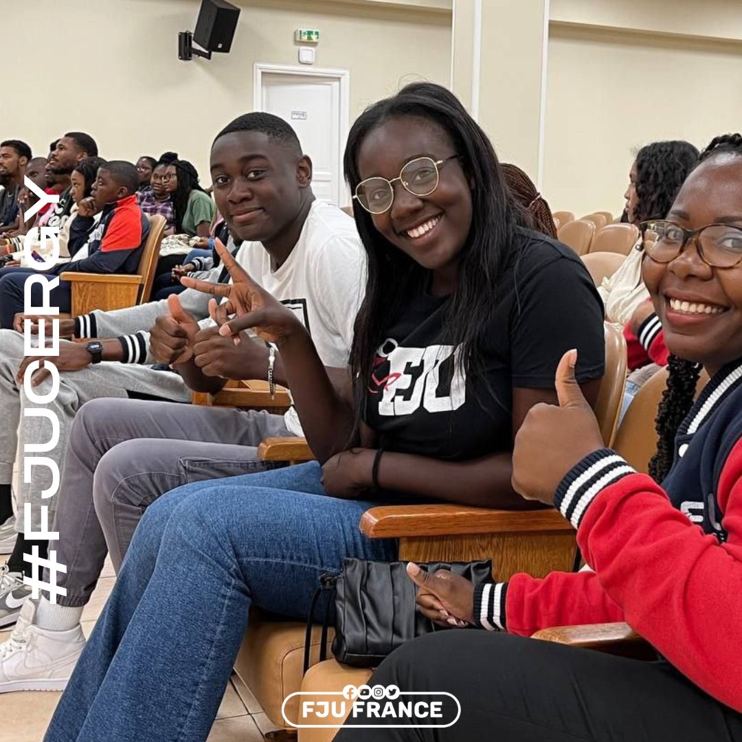 FjuFrance's tweet photo. Retour sur la journée d'hier ! Retrouvez sur notre page Instagram la suite des photos de nos FJU.
Passez un bon week-end la team 👋🏾 #FJUFRANCE #CNF https://t.co/qsYfgUyF4d
