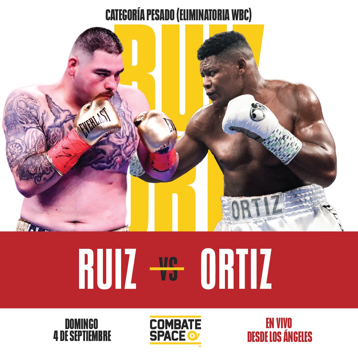 Megacable's tweet photo. ¡El ‘Destroyer’ vuelve al ring! 🥊 🇲🇽
#RuizOrtiz, una de las peleas más esperadas por todo México, está cerca de ocurrir.
Vívela por #CompateSPACE desde las 8 PM (Canal 230 / 1230) 😉 https://t.co/79uwEVvX3O