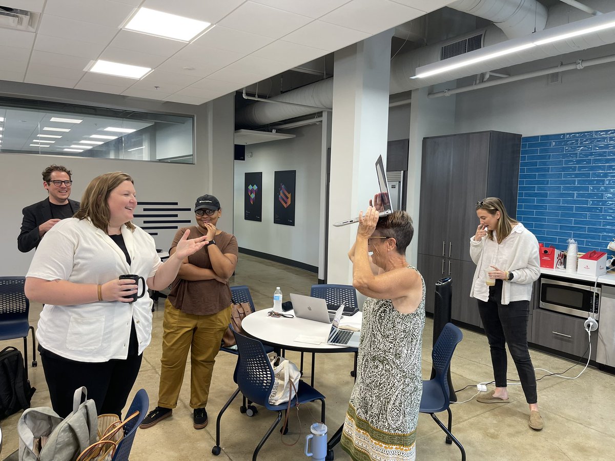 b_e_sanders's tweet photo. It’s been a long journey and we are so close to finalizing the design of 36 @_edfarm microcredentials for Teacher Fellows! Forever grateful for the partnership with @teachingquality &amp; this design team! ✔️👏🏼🗣 #learnwithedfarm #edchat https://t.co/YGbU4aa1Sj