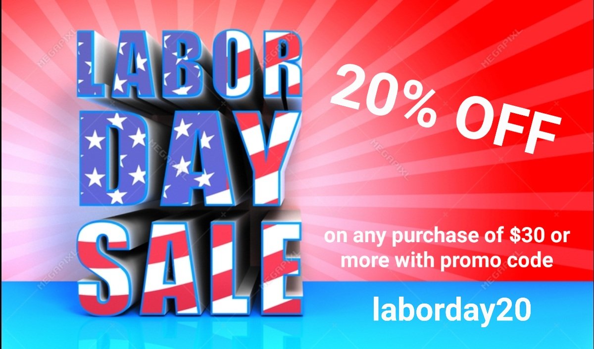 Just a friendly reminder! #labordaysale 20% OFG any order over $30. This deal is good until the 8th! Stay #Spicy my friends!