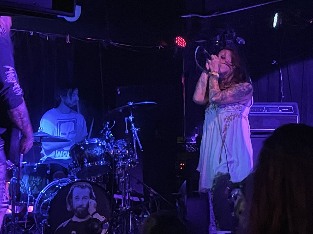 HootieMcOwlface's tweet photo. ❤️🔥 #Berated and #AngelicDesolation had a phenomenal Grind-Core set last night at the Hi-Dive in #Denver. ☠️ https://t.co/C7i3iQZdo6