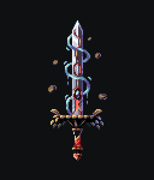 PixelArtJourney's tweet image. Elemental sword for #swordtember !  

#pixelart #swordtember2022