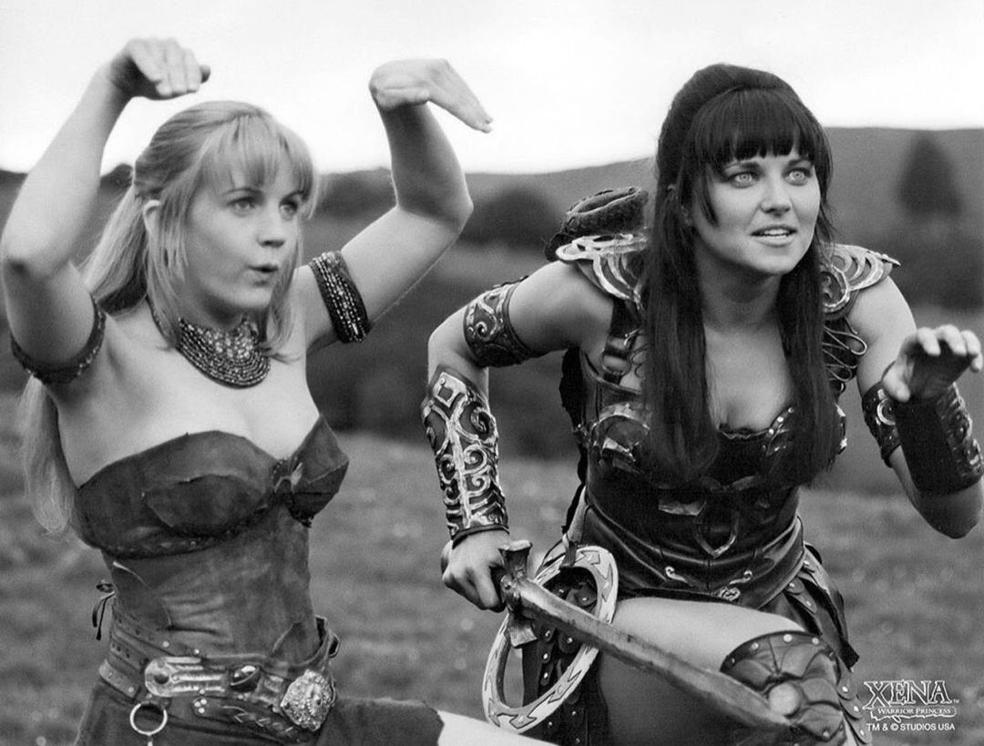 JulieDelacre's tweet photo. Happy 27 years ! The best serie ever ❤️ Love #lucylawless &amp; #reneeoconnor #xena #xenawarriorprincess #xenaserietv @RealLucyLawless https://t.co/M5zKf0cfZL