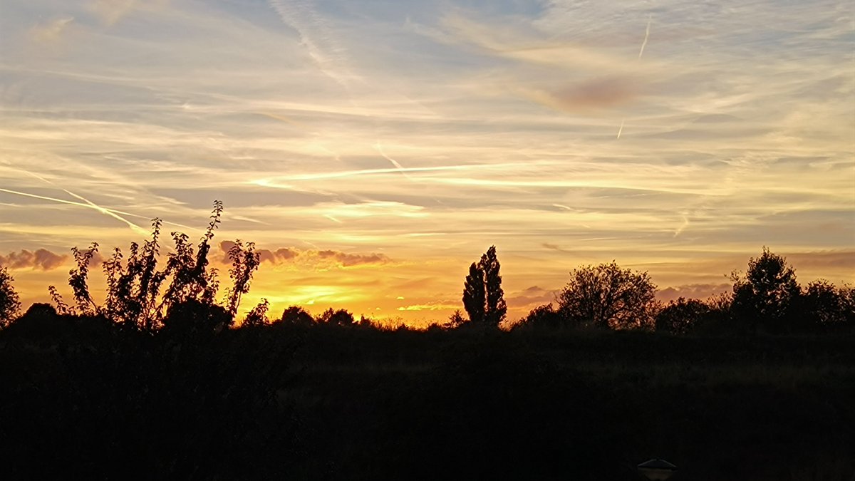 gudrun250867's tweet photo. #zonsondergang achter mijn huisje #maastricht #hogefronten #frontenpark #magnifiekZL https://t.co/j1xFO7pZZG
