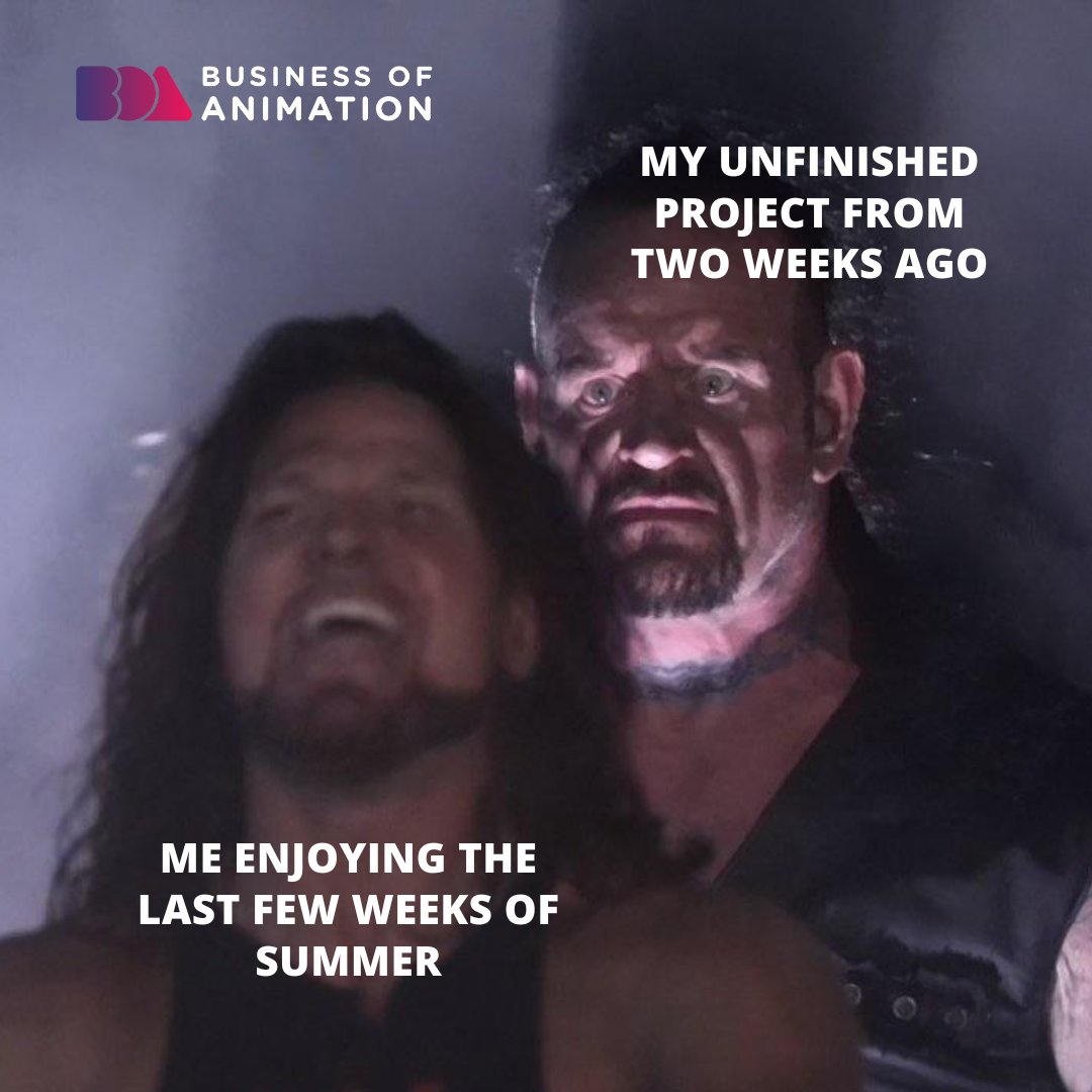 animationbiz's tweet photo. Oh well, it can wait.
*sees notifications from the client*
Uh-oh, I guess it can't.
Learn The Business Side of Animation. Link in bio.
#AnimatorMemes
#3DAnimation #AnimationMeme #AnimationMemes #AnimatedMeme #AnimatedMeme #AnimatorMeme #AnimationMemes #AnimationDesignMeme https://t.co/sqIMU8swV3