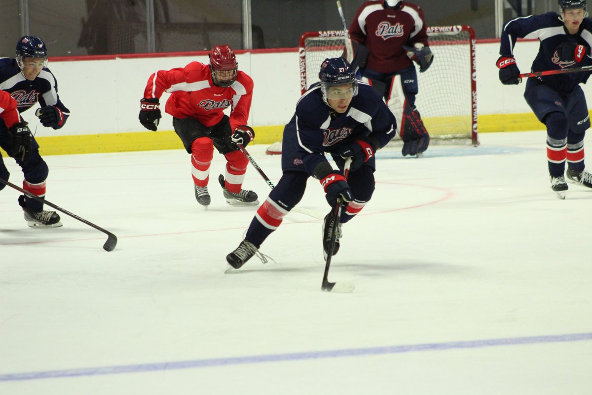 WHLPats's tweet photo. FINAL: Team Blue 7, Team Red 5

Team Blue Goals🚨
Valis (3), Brook (2), Dubinsky (2)

Team Red Goals🚨
Almen (2), Cobe Perlinger (2), Armstrong

Tomorrow we continue camp at the Brandt Centre with our rookie game at 11am! 

#ItsGoTime | #PatsTrainingCamp https://t.co/b38tzcNAqi