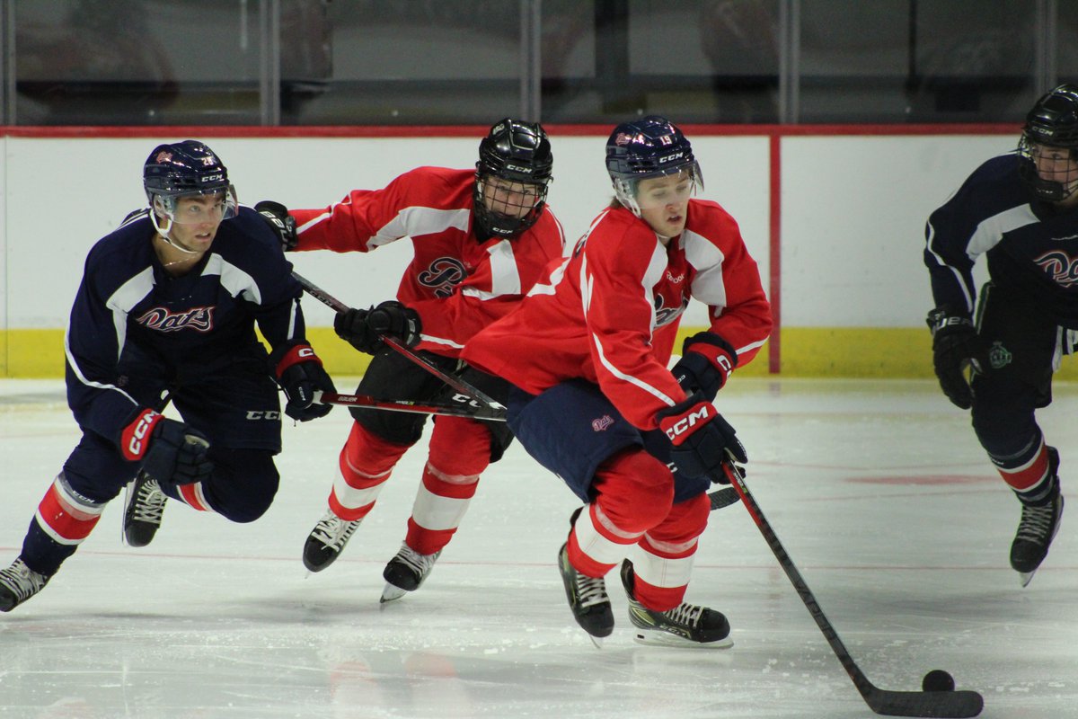 WHLPats's tweet photo. FINAL: Team Blue 7, Team Red 5

Team Blue Goals🚨
Valis (3), Brook (2), Dubinsky (2)

Team Red Goals🚨
Almen (2), Cobe Perlinger (2), Armstrong

Tomorrow we continue camp at the Brandt Centre with our rookie game at 11am! 

#ItsGoTime | #PatsTrainingCamp https://t.co/b38tzcNAqi