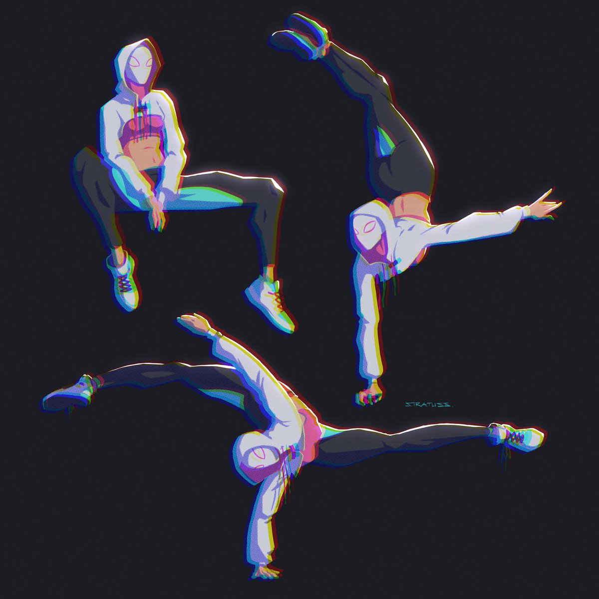 _Stratuss_'s tweet photo. A simple re-design of Gwen’s suit. 
(Just realized I forgot to post these here)

#spidergwen #fanart #characterdesign #stratuss https://t.co/lmxobOzdjp
