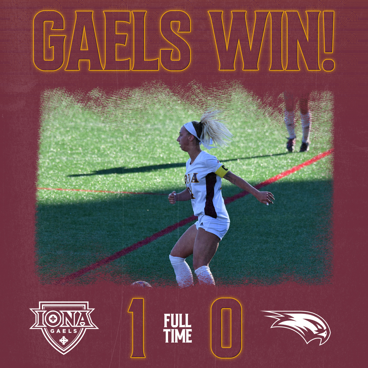 IonaGaels's tweet photo. #GAELSWIN!!!

Faith Preziosi's 20th career goal is the difference as @IonaWSOC moves to 4-0-2 to begin the 2022 season!

#IWS | #GaelNation https://t.co/00nJksGMC2