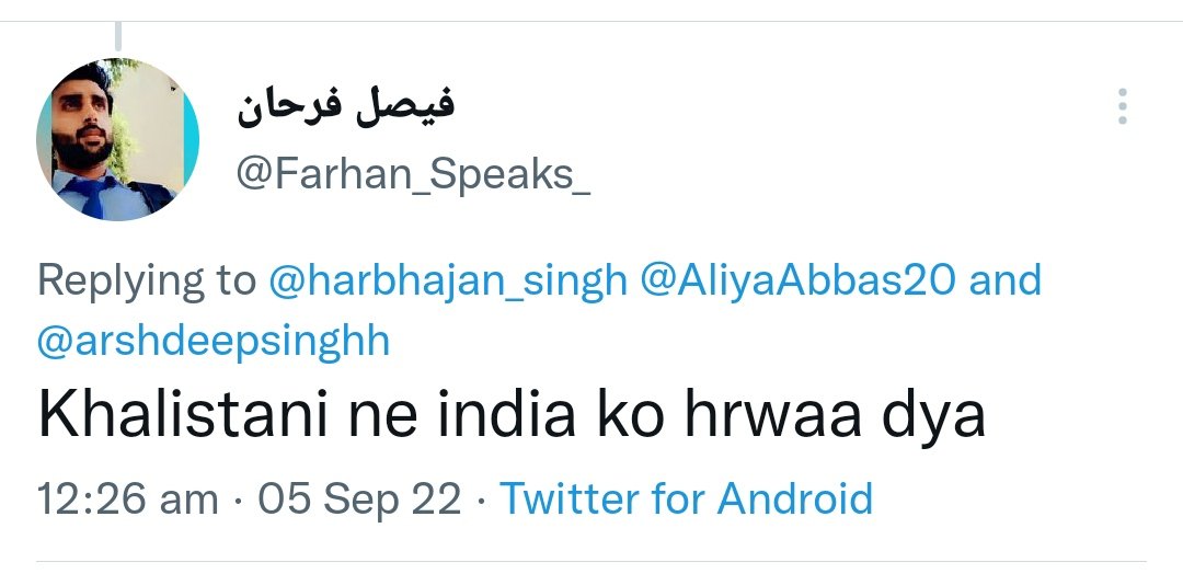 vijaygajera's tweet photo. Don't fall for the propaganda of Pakistani gangs and their Indian supporters.

Most accounts who said Khalistani to Arshdeep are from Pakistan. https://t.co/61Scl8dMLn