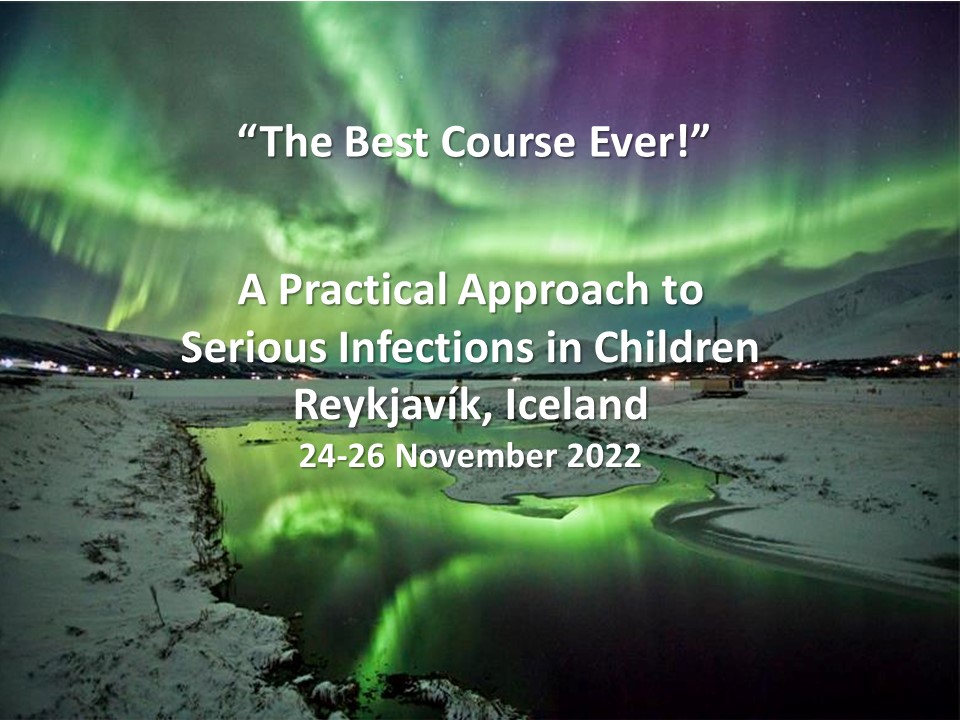 Just started a new rotation in #Pediatrics, #emergencymedicine, or #microbiology? Then #IcelandCourse2022 could be just what you need

A Practical Approach to Serious Infections in Children

Interactive small-group teaching in beautiful #reykjavik 

kom.eventsair.com/espid-course-i…