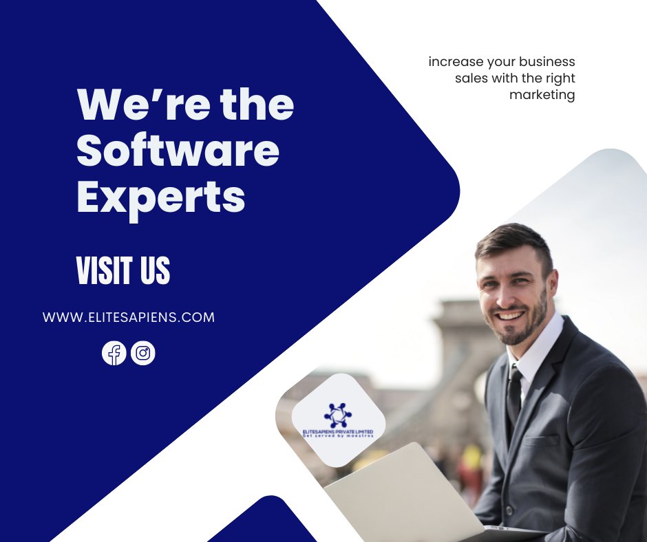 EliteSapiens's tweet photo. You deserve the best of the best when it comes to enterprise software services- and that's exactly what EliteSapiens offers. 
Let Experts at EliteSapiens helps you to grow your business https://t.co/3xuDMHS1Qs
.
.
.
#digitalbussiness #digitalbussinessdeveloper #digitalbussinesse https://t.co/SyHlfeax6z
