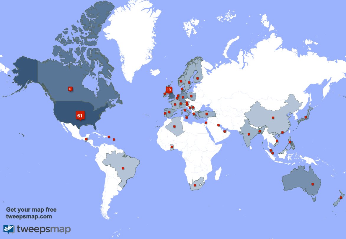 Special thank you to my 1 new followers from New Zealand last week. tweepsmap.com/!cubfinder