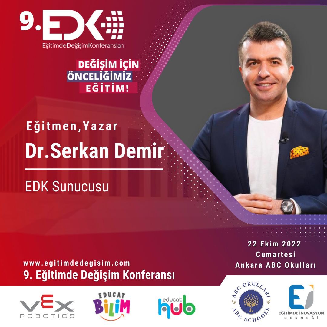 Eğitimde Değişim Konferansları (@egitimdedegisim) on Twitter photo Eğitmen, yazar
Hepimizin çok sevdiği <a href="/dr_serkandemir/">Doç.Dr. Serkan Demir</a> hocamızda 9.EDK Ankara’da sürprizleriyle bizlerle…
<a href="/emineboruhan/">Emine Börühan</a> <a href="/irmgmzk/">irmgmz</a> <a href="/discovery_kbl/">ikbal_alptekin</a> <a href="/essinyilmazz/">esin yılmaz ashkar</a> <a href="/ozcansayid/">Sayid Özcan</a> <a href="/mehmet7573/">Mehmet Ozdemir</a> <a href="/egtinovasyon/">Eğitimde İnovasyon Derneği</a> Eğitmen, yazar
Hepimizin çok sevdiği <a href="/dr_serkandemir/">Doç.Dr. Serkan Demir</a> hocamızda 9.EDK Ankara’da sürprizleriyle bizlerle…
<a href="/emineboruhan/">Emine Börühan</a> <a href="/irmgmzk/">irmgmz</a> <a href="/discovery_kbl/">ikbal_alptekin</a> <a href="/essinyilmazz/">esin yılmaz ashkar</a> <a href="/ozcansayid/">Sayid Özcan</a> <a href="/mehmet7573/">Mehmet Ozdemir</a> <a href="/egtinovasyon/">Eğitimde İnovasyon Derneği</a>