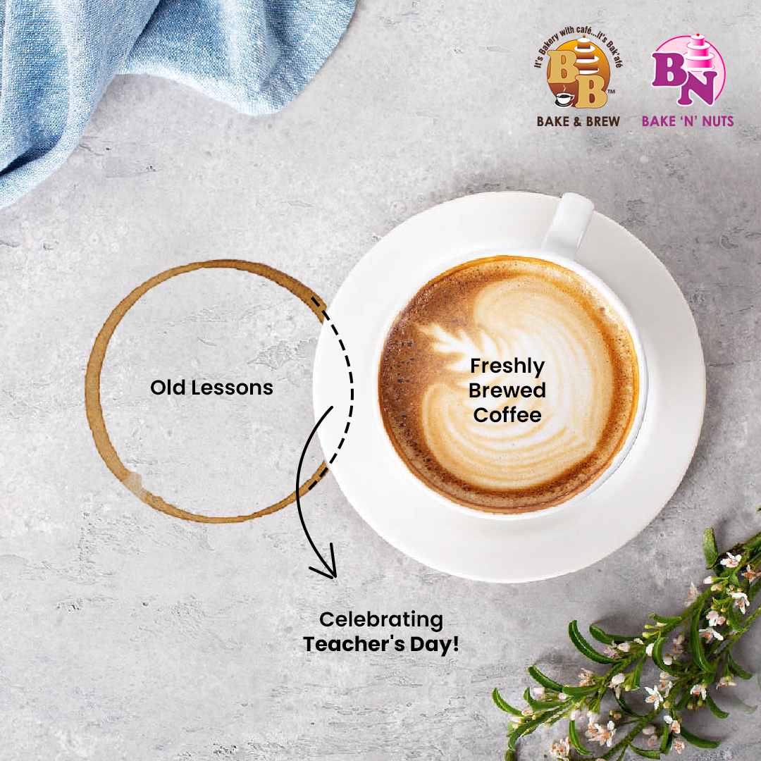 BakeNNuts's tweet photo. To all the amazing teachers, May your coffee be strong and your students be calm... Well, at least for some time.🤭 #happyteachersday 
.
.
#teachers #lessons #freshybrewedcoffee #celebration #bakery #cakery #pasteries #customizedcake #cakedecorating #delivery #zomato #swiggy https://t.co/dErEwRmcIV