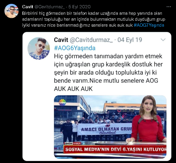 1 sene atlasak da her sene varol AOG #AOG9Yaşında