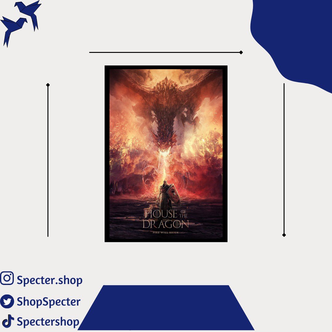 ShopSpecter's tweet photo. وفرنا لكم لوح لمسلسل House of dragon 🤩🐉 #hotd https://t.co/SypudV2gzf