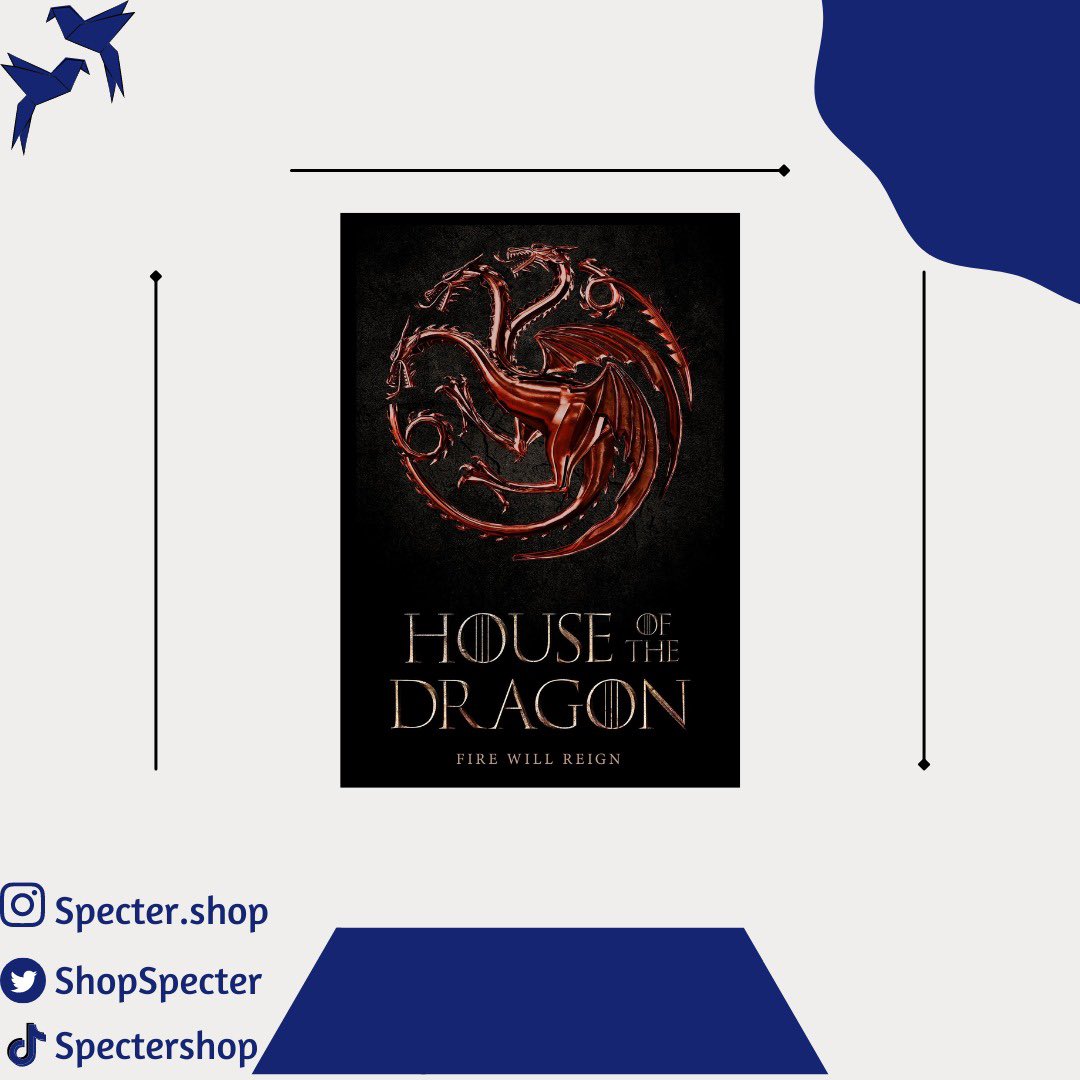 ShopSpecter's tweet photo. وفرنا لكم لوح لمسلسل House of dragon 🤩🐉 #hotd https://t.co/SypudV2gzf