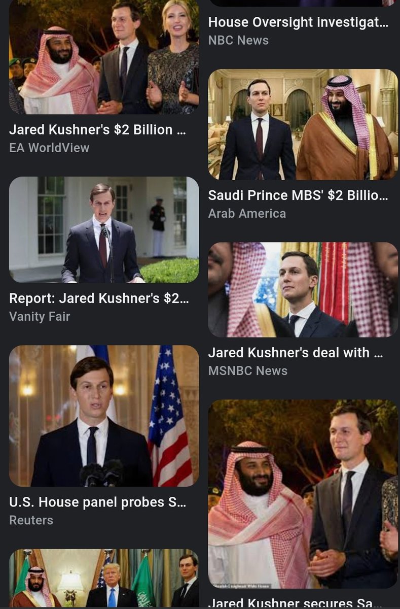 lakeinla's tweet photo. @DonLew87 Jared Kushner really burns me. #TraitorBoy has a lot of botox, greed, and deflection. But botox doesn't cover the truth over the $2BIllion Jared Kushner from the Saudi Crown Prince. We see right through you. https://t.co/vHIUlu3spw