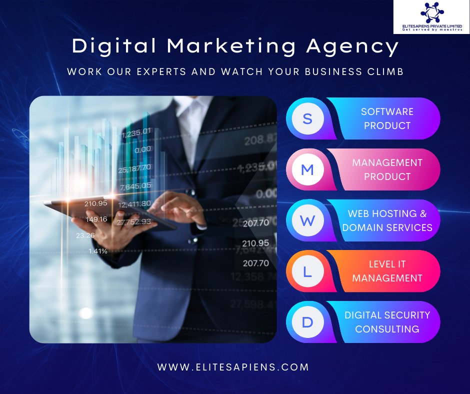 EliteSapiens's tweet photo. We offer enterprise-level management and transactional products that are customized to meet the specific needs of our clients.
Let Experts at EliteSapiens helps you to grow your business https://t.co/3xuDMHS1Qs
.
.
.
#digitalbussiness #digitalbussinessdeveloper #digitalbussinesse https://t.co/OszRQkCIe6