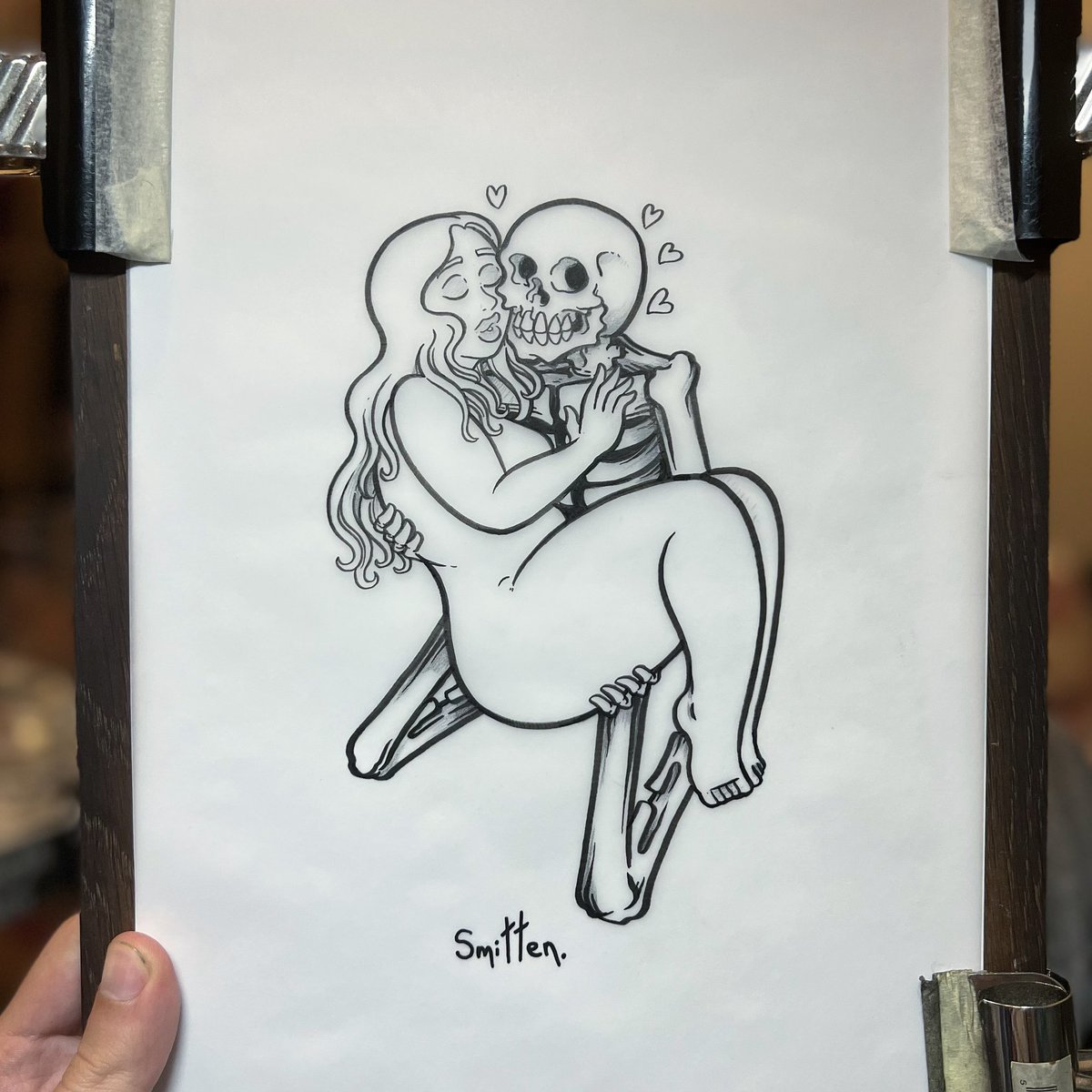 BAILEYDRAWS's tweet photo. Smitten. https://t.co/XGdFc1l1D7