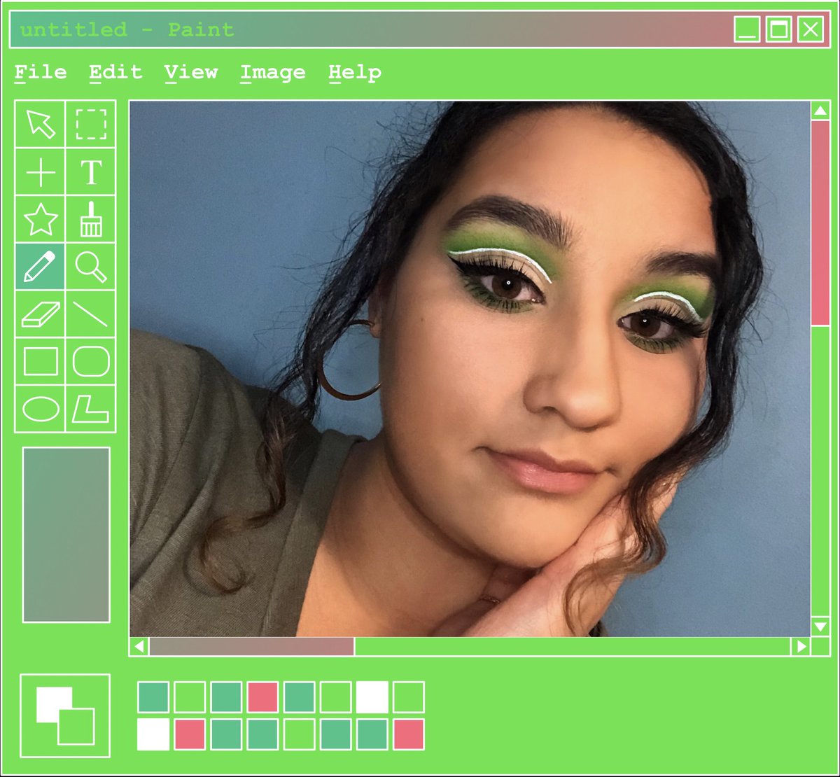 helloitsmilo's tweet photo. a message and a makeup look from @itsashleexo! #OuchDay https://t.co/IraIthIL4t