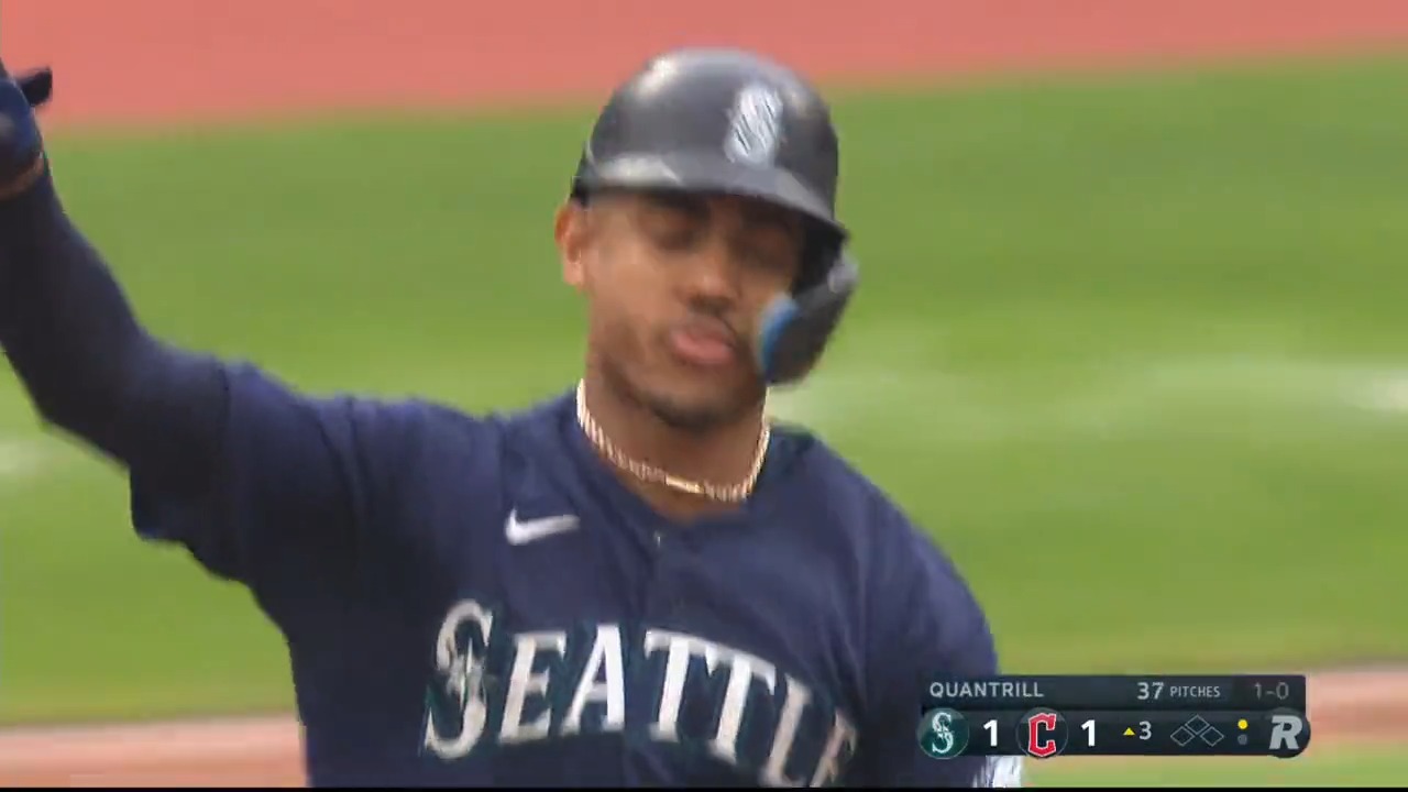 Mariners at Guardians / Twitter