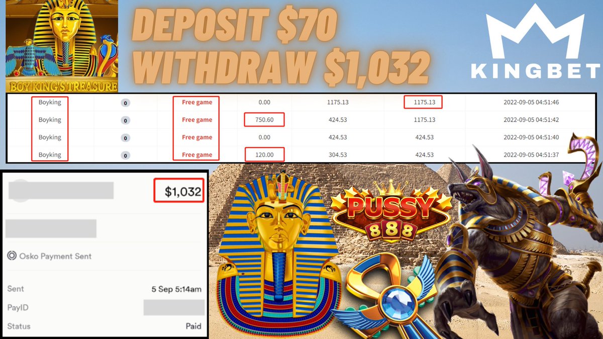 KINGBET_AUS's tweet photo. 🥳Congrats Dear Member 🇦🇺KINGBET🇦🇺 Deposit Only $70 Get Withdrawal $1023‼️

🌐Contact Us► https://t.co/jpqXWboXyW

#KINGBET #freegame #Australia #casino #onlinecasino #trustedcompany #slot #welcomebonus #rebate #bonus #918kiss #pussy888 #mega888 #evo888 #live22 #x500 #joker https://t.co/A9tSoKv13D