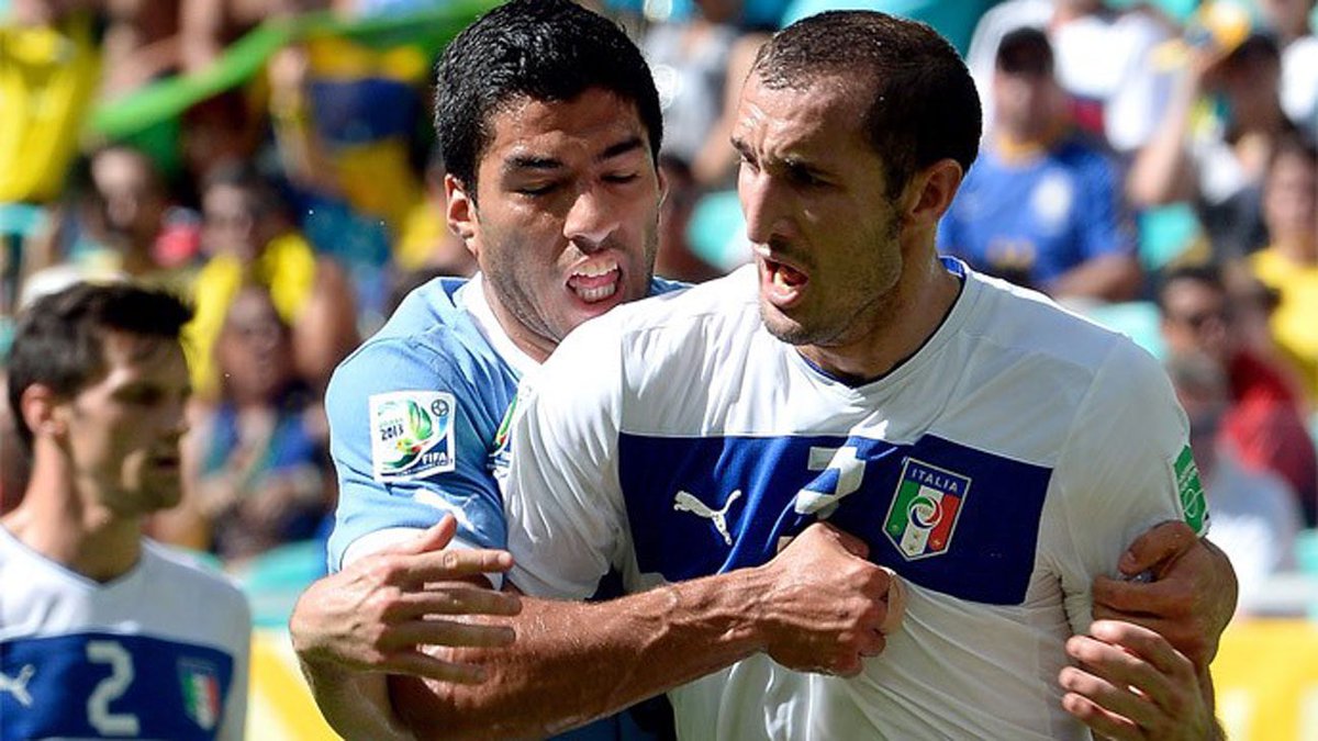 branhambiggers's tweet photo. Guys you never want to fight from premier league:
#2 Luis Suarez

While Suarez would never win an actual fight, he would certainly take a nibble, and it would be annoying to have to go to the vet for stitches and a rabies shot! https://t.co/eWf5opNTUk