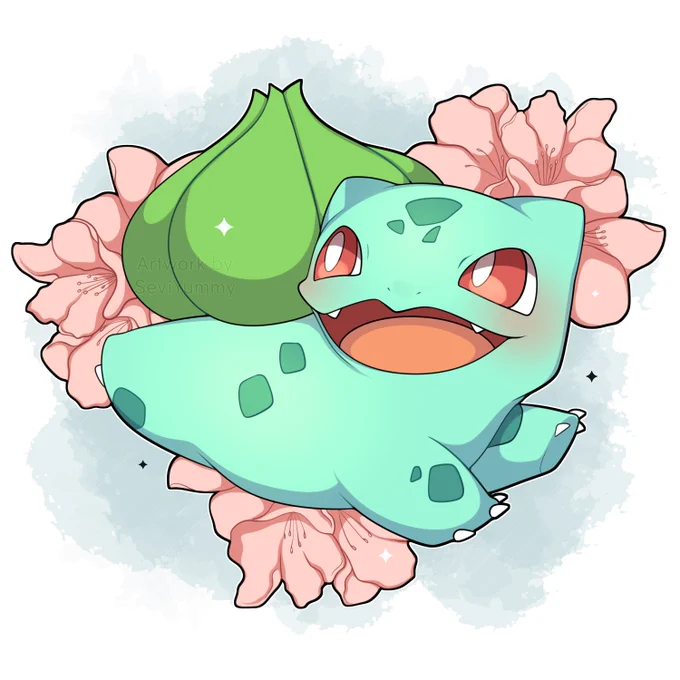 Just a happy Bulbasaur  