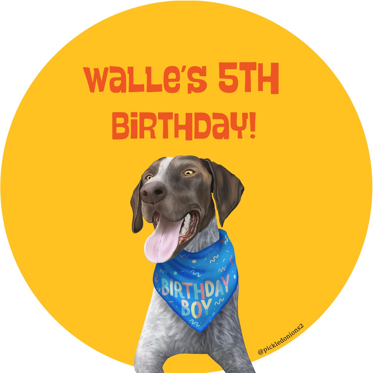 pickledonions2's tweet photo. And...here's the finished product of my earlier post. Hope Walle has the most amazing birthday this year with mom, dad, Zazu, and baby B! Best wishes to everyone over at @zazutalks https://t.co/8wSCxovL2z