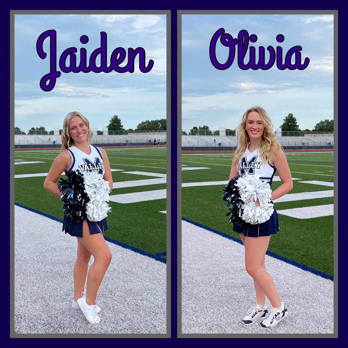 Congratulations to our Cheerleaders of the Week! #mvcheer 💙🎀🏈  GO Jags!