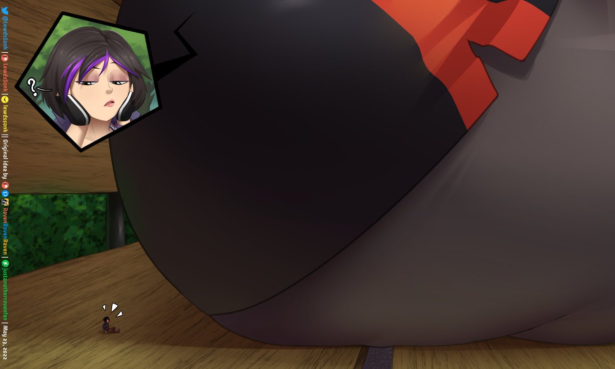 LewdsSonk's tweet photo. Gogo size image inspired by one of RavenRavenRaven's images https://t.co/kSDua67aBt