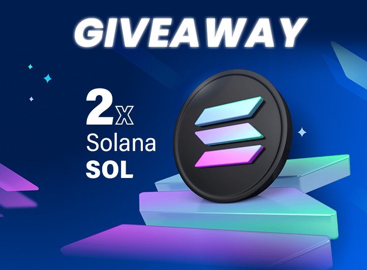 KrochyNFT's tweet image. ✨SOLANA GIVEAWAY✨

Prize
🏆2.1 $SOL 🏆

1⃣Follow me 
2⃣Retweet + like ♻️❤️
3⃣Tag 3 friends👤👤👤

⏳24 hours⏳

#Solana #SolanaGiveaways #NFTGiveaway  #NFT